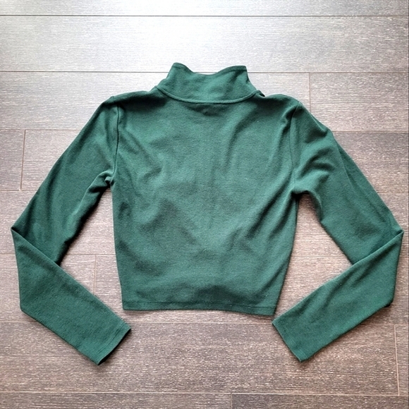 Aritzia Sunday Best Monarch Fine-ribbed Half-zip Longsleeves - Picture 6 of 9